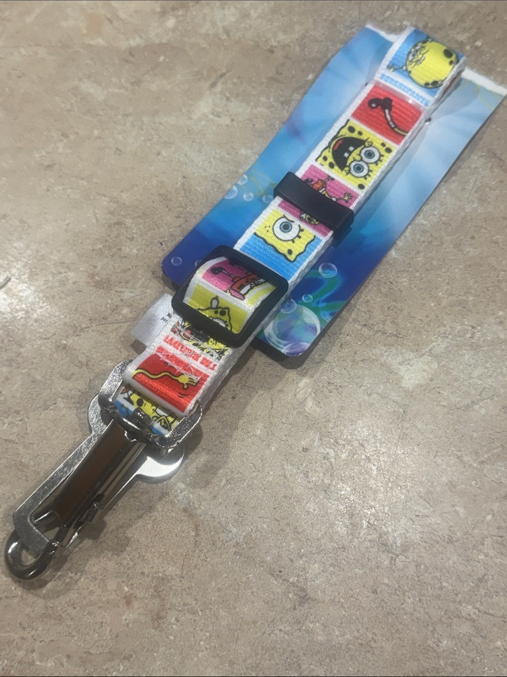 Spongebob Squarepants Dog Seat Belt